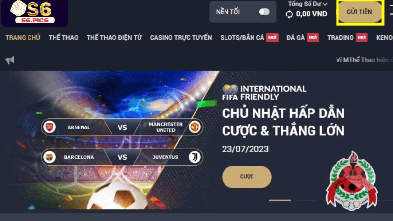 Nhà cái uy tín hàng đầu S6